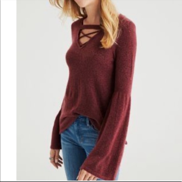 American Eagle Outfitters Sweaters - American Eagle Bell Sleeve Sweater
